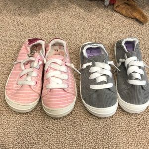 2 pairs of sneakers little girl